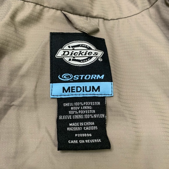 Dickies • Polyester Blend Beige Mix Full-Zip - Picture 6 of 9